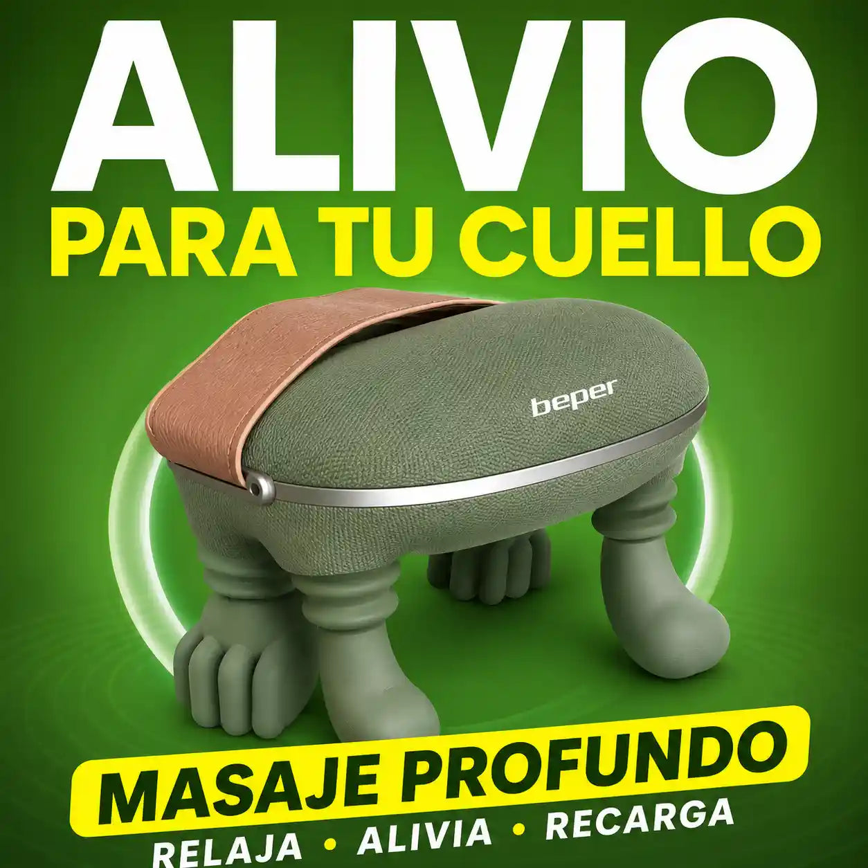 MASAJEADOR INTELEGENTE ELECTRICO PARA CUELLO Y ESPALDA